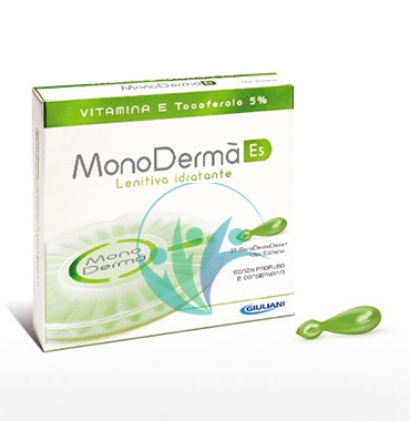MonoDerm Linea Vitamine E5 Trattamento Gel Lenitivo Anti-Ossidante 28 Ampolle
