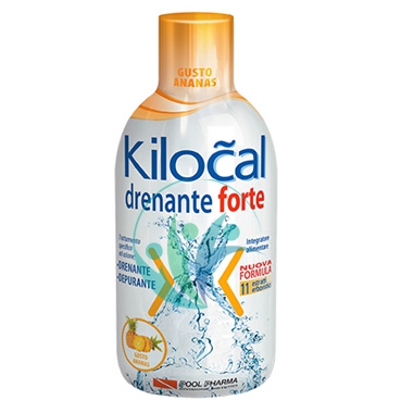 Kilocal Linea Drenante Forte Integratore Alimentare Depurativo 500 ml Ananas