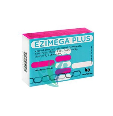 Biofutura Linea Colesterolo e Trigliceridi EZIMEGA PLUS Integratore 20 Capsule