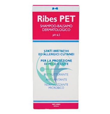 N.B.F. Lanes Linea Animali Domestici Ribes Pet Shampoo Cani e Gatti 200 ml