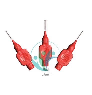 TePe Linea Cura Dentale Quotidiana 6 Scovolini Interdentali 0,5 Colore Rosso