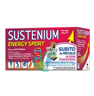 Menarini Linea Sustenium Energy Sport Integratore Alimentare 10 Buste Arancia