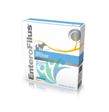 DRN Specialist Linea Animali Domestici Cani e Gatti Enterofilus Mangime 12 Fiale