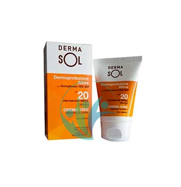 Dermasol Linea Protezione Solare SPF20 Crema Viso Protezione Media 50 ml