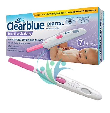 Clearblue Linea Gravidanza Test di Ovulazione Digitale Clearblue 7 Sticks