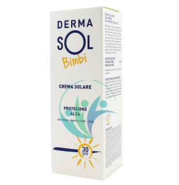 Dermasol Linea Bimbi Protezione Solare SPF30 Crema Alta Protezione 12 Mesi 100ml