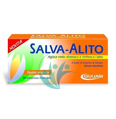 Giuliani Linea Digestione Sana Salva-Alito 30 Compresse Rinfrescanti Arancia