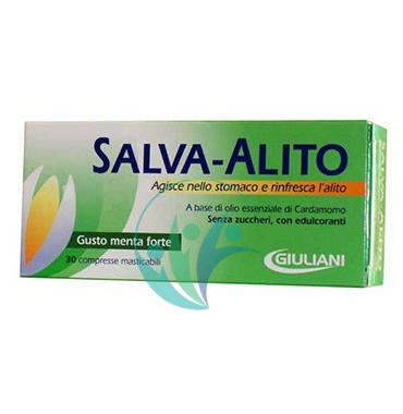 Giuliani Linea Digestione Sana Salva-Alito 30 Compresse Rinfrescanti Menta Forte