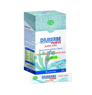 Esi Linea Drenante Depurativa Diurerbe Forte Integratore 24 Pochet Drink Limone