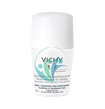 Vichy Linea Deo Deodorante Delicato Roll-on per Pelli Sensibili o Depilate 50 ml