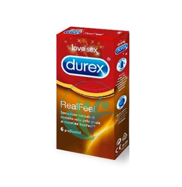 Durex Linea Feeling Contatto RealFeel Confezione con 6 Profilattici
