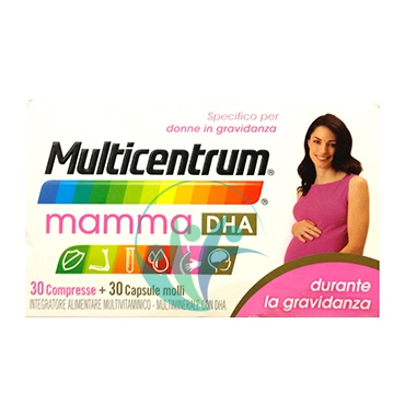 Multicentrum Linea Gravidanza Mamma DHA Integratore Alimentare 30+30