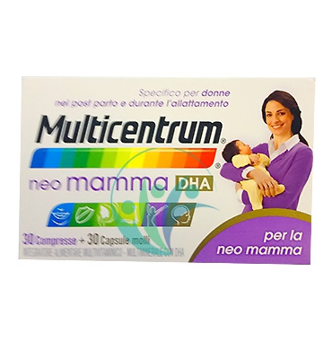 Multicentrum Linea Gravidanza Neo Mamma DHA Integratore Alimentare 30+30