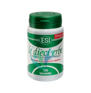 Esi Linea Benessere Intestinale Le Dieci Erbe Polvere Pressata in 100 Tavolette