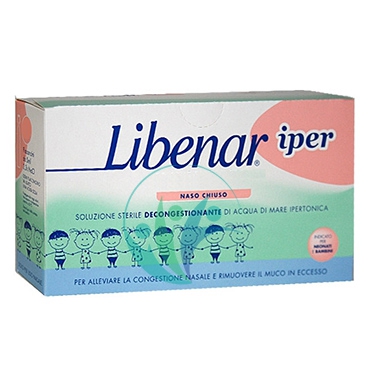 Libenar Linea Pulizia e Salute del Naso Soluzione Ipertonica 18 Flaconcini 5 ml