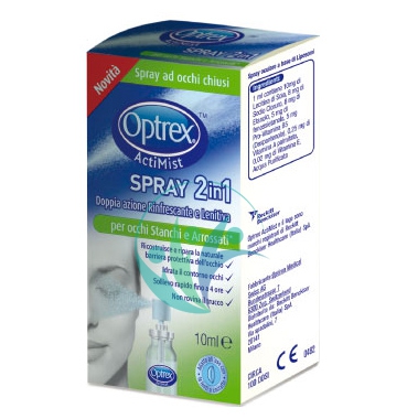 Optrex Linea Salute dell'Occhio Actimist 2 in 1 Spray Occhi Stanchi 10 ml
