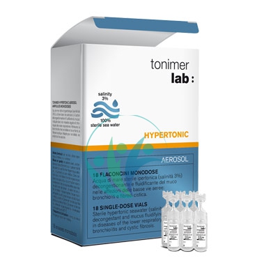 Ganassini Linea Tonimer Lab Hypertonic Soluzione Aerosol 18 Fiale 3 ml