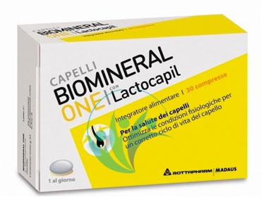 Biomineral Linea Hair Terapy One con Lactopil Plus Capelli Deboli 30 Compresse