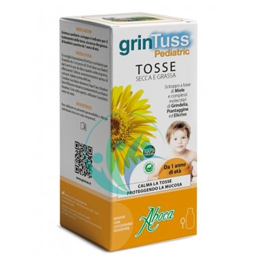Aboca Linea Dispositivi Medici Grintuss Pediatric Sciroppo per la Tosse 180 g