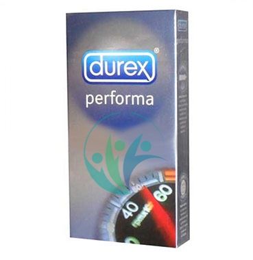 Durex Linea Performa Ritardante Forma Classica Confezione con 6 Profilattici