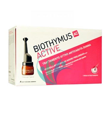 Rottapharm Linea Biothymus AC Active Trattamento Anticaduta Donna 10 Fiale