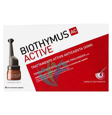 Rottapharm Linea Biothymus AC Active Trattamento Anticaduta Uomo 10 Fiale