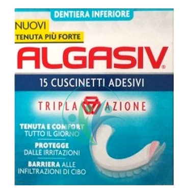 Combe Linea Protesi Dentali Algasiv 15 Cuscinetti Adesivi Protesi Inferiore