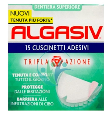 Combe Linea Protesi Dentali Algasiv 15 Cuscinetti Adesivi Protesi Superiore
