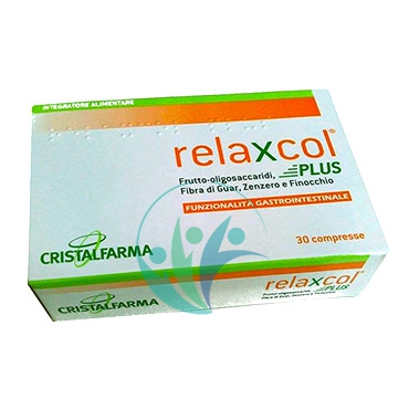 Cristalfarma Linea Benessere Intestinale Relaxcol Plus Integratore 30 Compresse