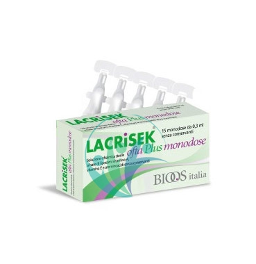 BiOOS Italia Linea Salute dell'Occhio Lacrisek Ofta Plus Collirio 15 Fiale 0,3 m