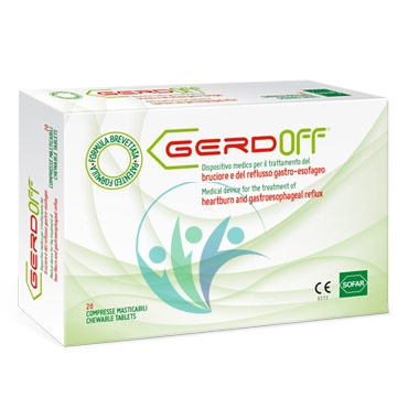 Sofar Linea Dispositivi Medici Gerdoff Azione Meccanica 20 Compresse Masticabili