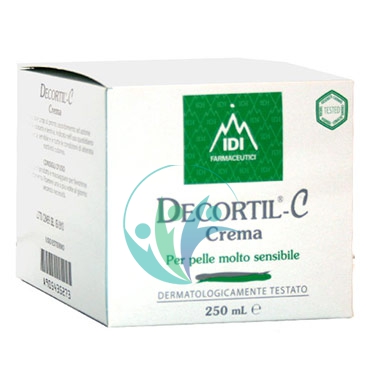 IDI Farmaceutici Linea Cosmetica Decortil C Trattamento Idratante 250 ml