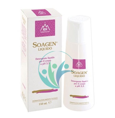 IDI Farmaceutici Linea Cosmetica Soagen Liquido pH 3.5 Detergente Corpo 150 ml