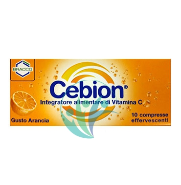 Cebion Linea Difese Immunitarie Vitamina C Integratore 10 Compresse Efferv Aranc