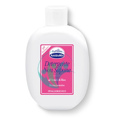 EuPhidra AmidoMio Linea Pelle Delicata Detergente non Sapone Amido di Riso 200ml