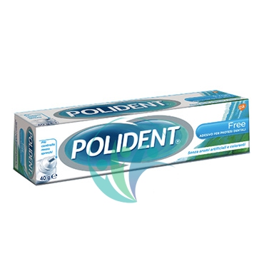 Polident Linea Protesi Dentali Free Crema Adesiva Protettiva senza Zinco 40 g