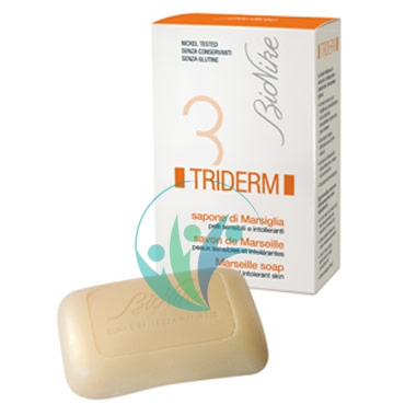 BioNike Triderm Linea Detergenza Quotidiana Sapone Solido di Marsiglia 100 g