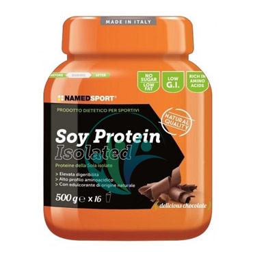 Named Sport Linea Integrazione Sportiva Soy Protein Isolated 500 g Cioccolato