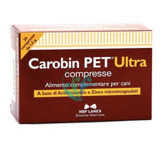N.B.F. Lanes Linea Animali Domestici Carobin Pet Ultra Cani e Gatti 30 Compresse