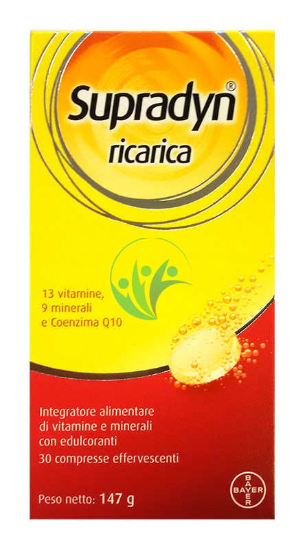 Supradyn Linea Vitamine Minerali Ricarica Integratore 30 Compresse Effervescenti