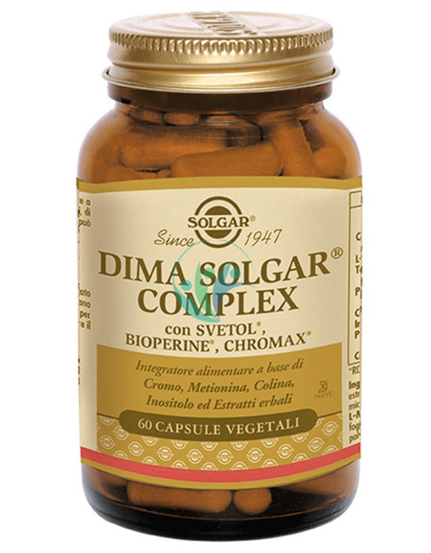 Solgar Linea Controllo del Peso Dima Complex Integratore Alimentare 60 Capsule