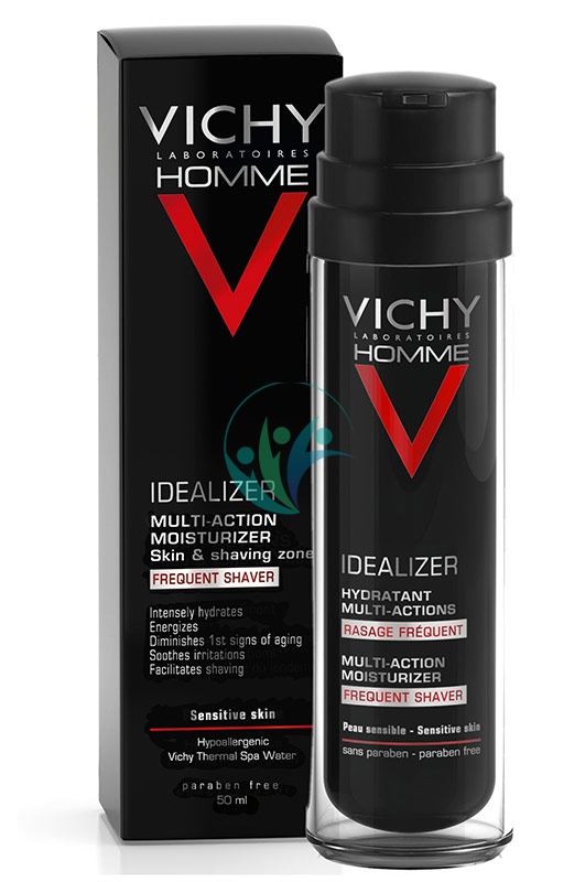 Vichy Linea Homme Idealizer Trattamento Idratante Rasatura Frequente 50 ml