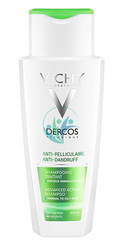 Dercos Linea Equilibrante Shampoo Anti-Forfora Trattante Capelli Grassi 200 ml