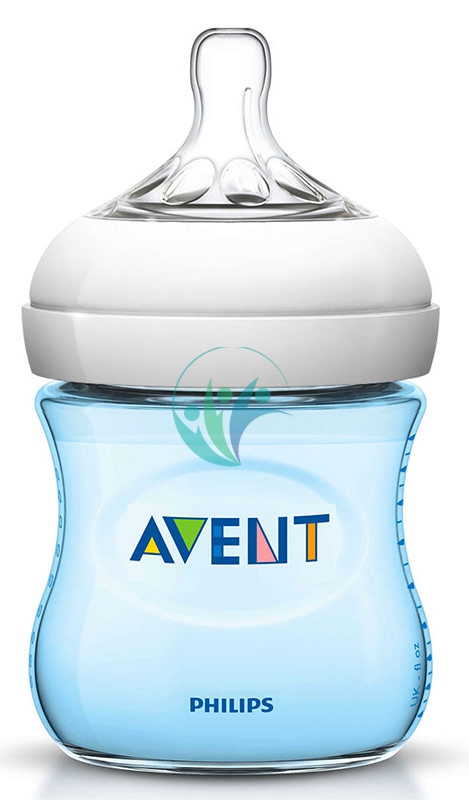 Avent Linea Allattamento Neonato Biberon Natural Prime Poppate Azzurro 125 ml