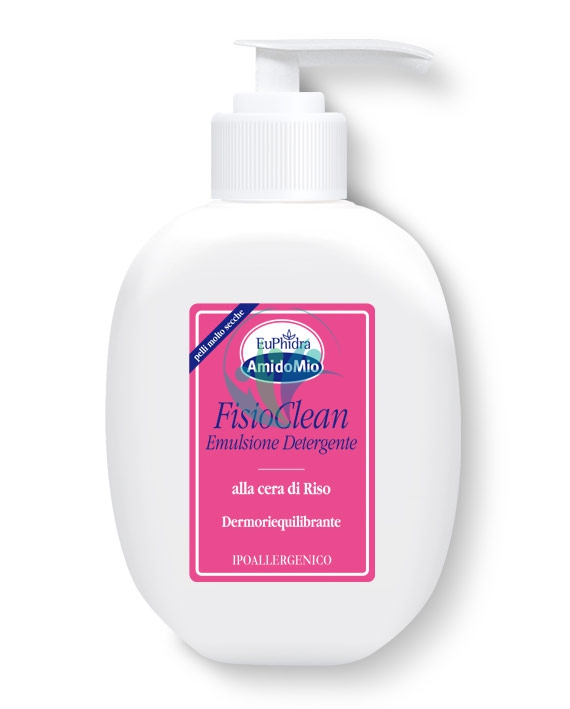 EuPhidra AmidoMio Linea Pelle Delicata Fisioclean Detergente Cera di Riso 200 ml