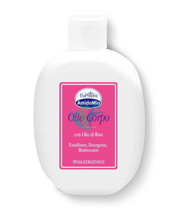 EuPhidra Linea AmidoMio Olio Corpo Emolliente Detergente Pelli Sensibili 200 ml