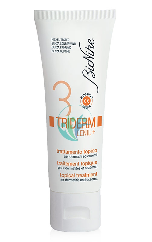 BioNike Triderm Linea Lenil + Crema Lenitiva per Dermatiti ed Eczemi 50 ml