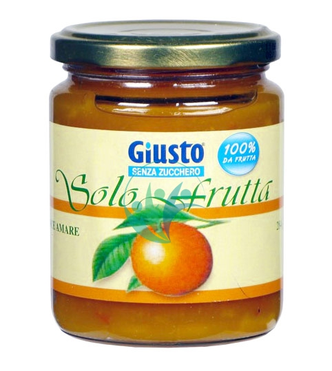 Giusto Linea Senza Zucchero Solo Frutta 100% Marmellata di Arance 284 g