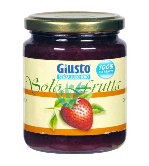 Giusto Linea Senza Zucchero Solo Frutta 100% Marmellata di Fragole 284 g