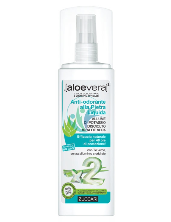 Zuccari Linea aloevera2 Antiodorante alla Pietra Liquida Allume Potassio 100 ml